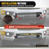 Nilight Front Lower Hidden Bumper Mounting Brackets for 32inch Single Row LED Light Bar Compatible with 2015-2022 Chevy Colorado 4WD/2WD 2015-2022 GMC Canyon 4WD/2WD(Hidden Bumper Bracket-Silverado Canyon 2015-2022)