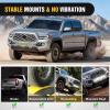 Nilight Front Lower Hidden Bumper Mounting Brackets for 32inch Single Row LED Light Bar Compatible with 2015-2022 Chevy Colorado 4WD/2WD 2015-2022 GMC Canyon 4WD/2WD(Hidden Bumper Bracket-Toyota Tacoma 2016-2023)