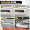 Nilight Front Lower Hidden Bumper Mounting Brackets for 32inch Single Row LED Light Bar Compatible with 2015-2022 Chevy Colorado 4WD/2WD 2015-2022 GMC Canyon 4WD/2WD(Hidden Bumper Bracket-Dodge Ram 2010-2020)