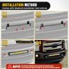 Nilight Front Lower Hidden Bumper Mounting Brackets for 32inch Single Row LED Light Bar Compatible with 2015-2022 Chevy Colorado 4WD/2WD 2015-2022 GMC Canyon 4WD/2WD(Hidden Bumper Bracket-F250 F350 F450 2011-2026)