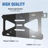 Nilight Rear License Plate Frame Holder Bracket for 1997 1998 1999 2000 2001 2002 2003 2004 2005 2006 Jeep Wrangler TJ Accessories Replace #55174994 Plastic License Plate Mounting Black(Bronco 2/4 Door 2021 -2026)