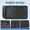 Nilight Rear License Plate Frame Holder Bracket for 1997 1998 1999 2000 2001 2002 2003 2004 2005 2006 Jeep Wrangler TJ Accessories Replace #55174994 Plastic License Plate Mounting Black(Jeep Wrangler TJ 1997-2006)