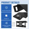 Nilight Rear License Plate Frame Holder Bracket for 1997 1998 1999 2000 2001 2002 2003 2004 2005 2006 Jeep Wrangler TJ Accessories Replace #55174994 Plastic License Plate Mounting Black(Bronco 2/4 Door 2021 -2026)