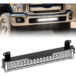 Nilight Front Lower Hidden Bumper Mounting Brackets for 32inch Single Row LED Light Bar Compatible with 2015-2022 Chevy Colorado 4WD/2WD 2015-2022 GMC Canyon 4WD/2WD(Hidden Bumper Bracket-F250 F350 F450 2011-2026)
