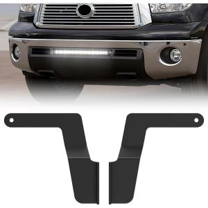 Nilight Front Lower Hidden Bumper Mounting Brackets for 32inch Single Row LED Light Bar Compatible with 2015-2022 Chevy Colorado 4WD/2WD 2015-2022 GMC Canyon 4WD/2WD(Hidden Bumper Bracket-Toyota Tundra 2007-2013)