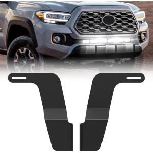 Nilight Front Lower Hidden Bumper Mounting Brackets for 32inch Single Row LED Light Bar Compatible with 2015-2022 Chevy Colorado 4WD/2WD 2015-2022 GMC Canyon 4WD/2WD(Hidden Bumper Bracket-Toyota Tacoma 2016-2023)