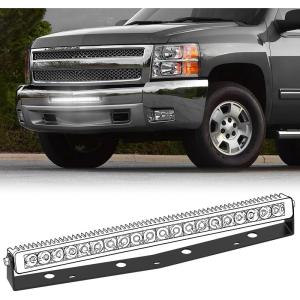 Nilight Front Lower Hidden Bumper Mounting Brackets for 32inch Single Row LED Light Bar Compatible with 2015-2022 Chevy Colorado 4WD/2WD 2015-2022 GMC Canyon 4WD/2WD(Hidden Bumper Bracket-Silverado 2007-2013)