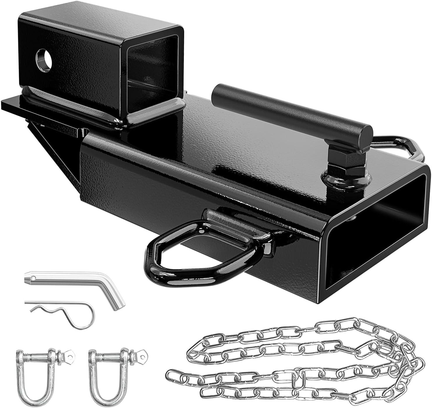 image:imageNilight 2Pcs BoltOn Tow Hooks with Spring Clip 10000LBS 2Pcs Black Forged Recovery Tow Hooks Compatible with Jeep Ford Dodge Chevy GMC Toyota Pickup TruckForklift Trailer Hitch Black 43in Width