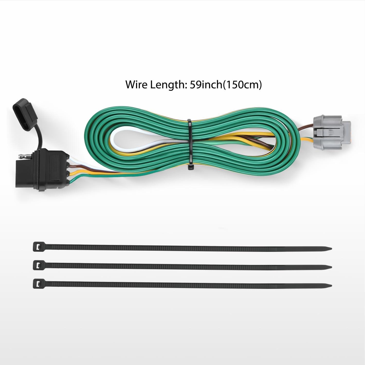 image:imageNilight 4 Pin Trailer Wiring Harness 55441 Custom for 2005 2006 2007 2008 2009 2010 2011 2012 2013 14 15 16 17 18 19 20 21 22 23 24 Nissan Frontier Xterra Pathfinder Suzuki EquatorNissan 20052024Suzuki 20092012