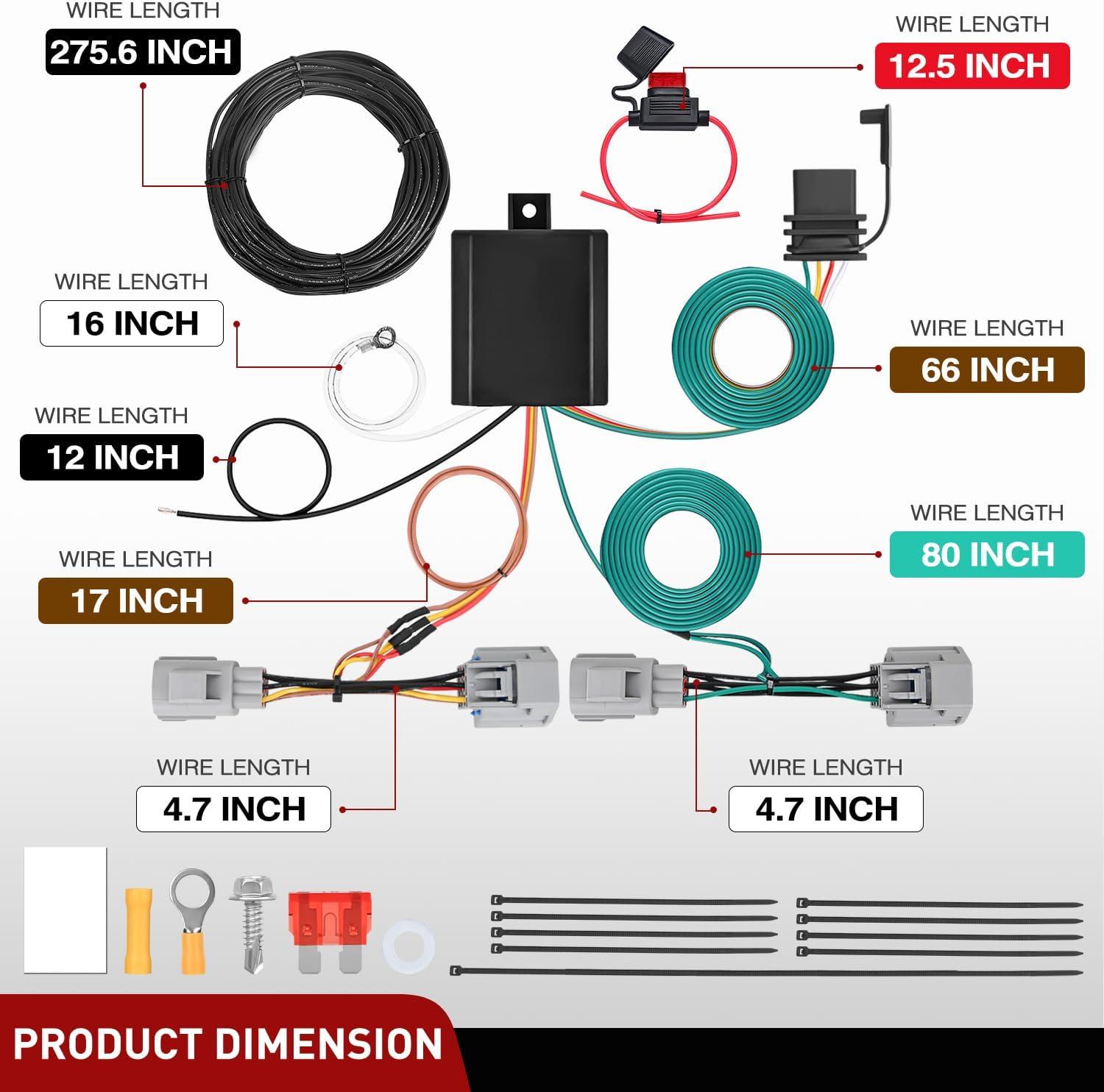 image:imageNilight 4 Pin Trailer Wiring Harness Kit 56009 Vehicle Standard 4 Way Connector Custom for 2007 2008 2009 2010 2011 2012 2013 Jeep Grand Cherokee Simple Fit Tow Hitch HarnessJeep Liberty 20082012Dodge Nitro 20072012