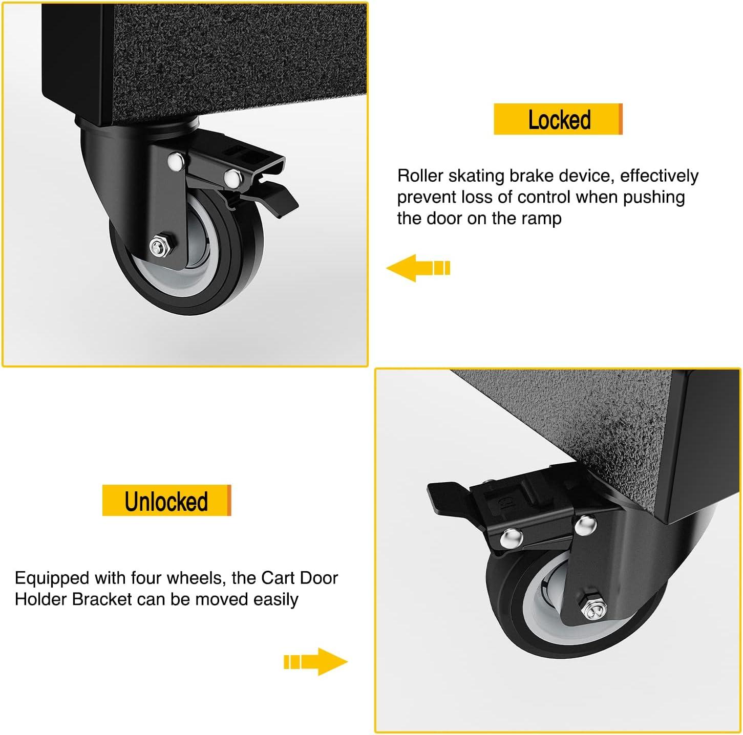 image:imageNilight Front Windshield Frame Cover Roof Sun Visor Cowl Body Armor with 4 x LED Lights Compatible with 20072018 Jeep Wrangler JK JKU Unlimited Windscreen Rack Protector StandMovable cart door holder