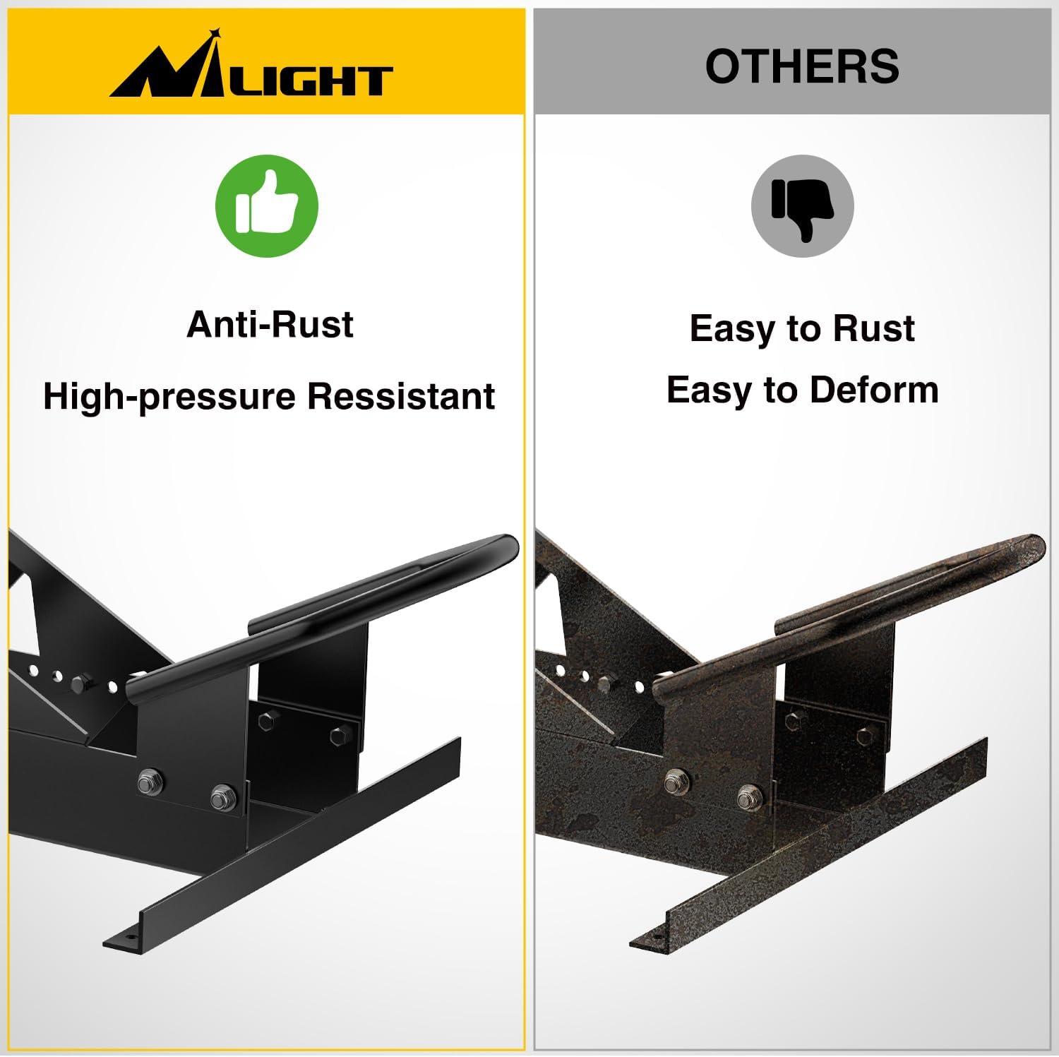 image:imageNilight Motorcycle Wheel Chock 1800 lbs Capacity Wheel Cradle Holder HeavyDuty Standard Steel Motorcycle Front Wheel Stand with 3 Adjustable Holes for 1521 OffRoad Motorcycles BlackMotorcycle Front Wheel Stand 1623