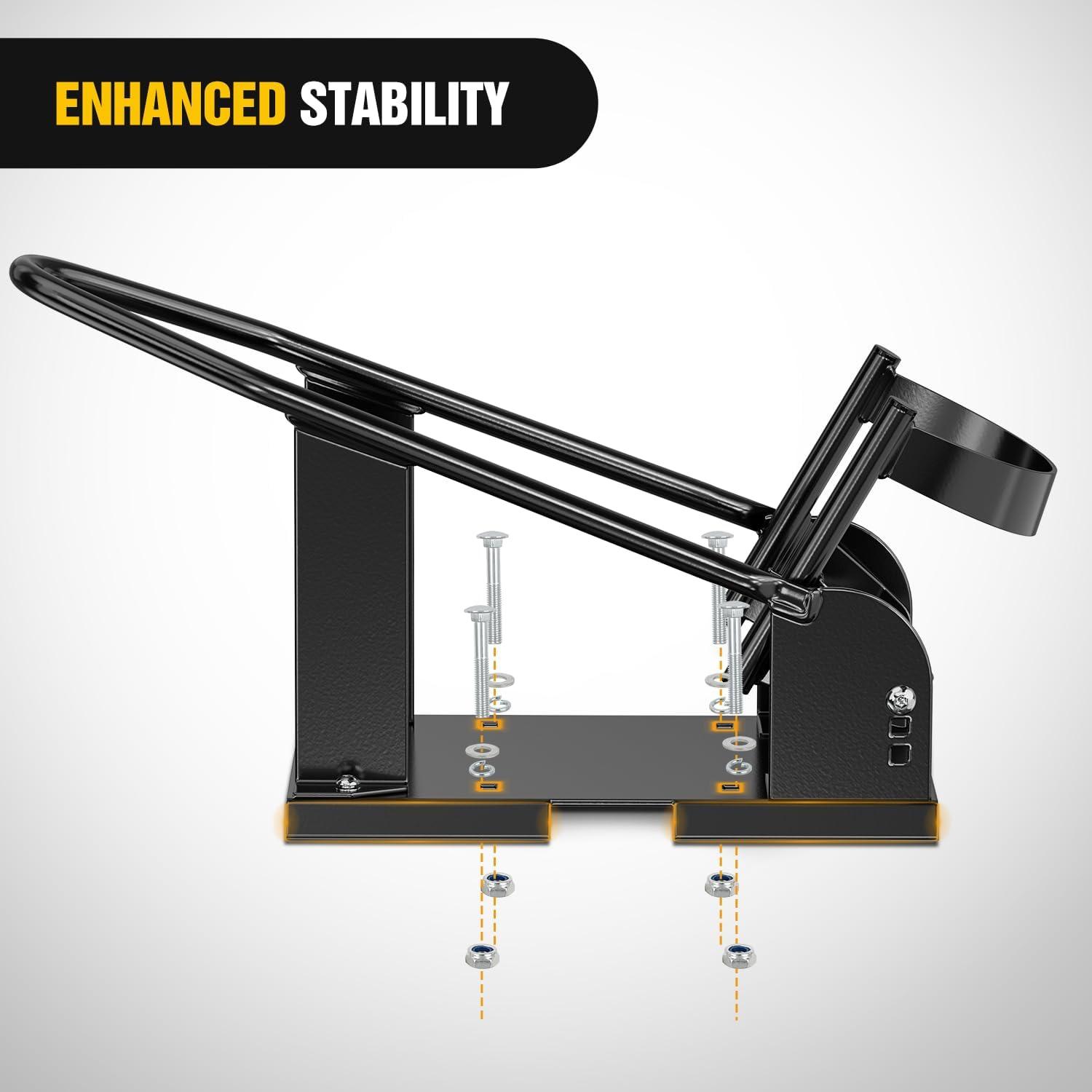 image:imageNilight Motorcycle Wheel Chock 1800 lbs Capacity Wheel Cradle Holder HeavyDuty Standard Steel Motorcycle Front Wheel Stand with 3 Adjustable Holes for 1521 OffRoad Motorcycles BlackMotorcycle Front Wheel Stand 1521
