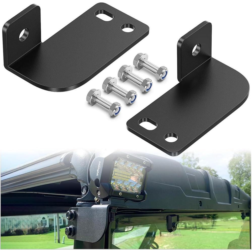 image:imageNilight Rear Roof Backup Light Bar Brackets Reverse LED Lights Pod Mounting Bracket for Polaris Profit Cage Compatible with 20132024 Ranger Full Size 570 800 900 1000 XP Crew 900 1000