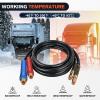 Nilight 12 FT Air Line Hose Assembly Rubber with 1/2″ NPT Swivel Fitting Straight Heavy Duty Power Hoses Set Spring Guard Grips DOT Fittings for Semi Truck Trailer Tractor(12FT Air Brake Hose)
