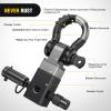 Nilight 2Pcs Bolt-On Tow Hooks with Spring Clip 10,000LBS 2Pcs Black Forged Recovery Tow Hooks Compatible with Jeep Ford Dodge Chevy GMC Toyota Pickup Truck(Hitch w/ Lock Pin Black)