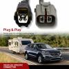 Nilight 4 Pin Custom Trailer Wiring Harness Kit 56083 Compatible with Lexus 2010 2011 2012 2013 2014 2015 2016 2017 2018 2019 2020 2021 2022 2023 RX350 RX450h RX350L RX350hL Tow Package Required(Hyundai 2013-2018/Kia 2015-2021)