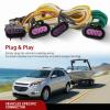 Nilight 4 Pin Trailer Wiring Harness 55359 Vehicle Side Custom for 1998 1999 2000 2001 2002 2003 2004 Chevrolet S10 GMC Sonoma Isuzu Hombre Light Simple Fit Tow Hitch(Chevy Equinox/GMC Terrain 2010-2017)