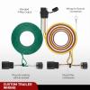 Nilight 4 Pin Trailer Wiring Harness 55359 Vehicle Side Custom for 1998 1999 2000 2001 2002 2003 2004 Chevrolet S10 GMC Sonoma Isuzu Hombre Light Simple Fit Tow Hitch(Chevy Equinox/GMC Terrain 2010-2017)