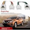 Nilight 4 Pin Trailer Wiring Harness 55441 Custom for 2005 2006 2007 2008 2009 2010 2011 2012 2013 14 15 16 17 18 19 20 21 22 23 24 Nissan Frontier Xterra Pathfinder Suzuki Equator(2015-2024 Nissan Murano)