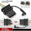 Nilight 4 Pin Trailer Wiring Harness 55441 Custom for 2005 2006 2007 2008 2009 2010 2011 2012 2013 14 15 16 17 18 19 20 21 22 23 24 Nissan Frontier Xterra Pathfinder Suzuki Equator(2005-2015 Nissan Xterra/2005-2024 Frontier)