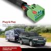 Nilight 4 Pin Trailer Wiring Harness Kit 56009 Vehicle Standard 4 Way Connector Custom for 2007 2008 2009 2010 2011 2012 2013 Jeep Grand Cherokee Simple Fit Tow Hitch Harness(1999-2004 Jeep Cherokee)