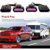 Nilight 4 Pin Trailer Wiring Harness Kit 56009 Vehicle Standard 4 Way Connector Custom for 2007 2008 2009 2010 2011 2012 2013 Jeep Grand Cherokee Simple Fit Tow Hitch Harness(Dodge Durango 2014-2025)