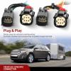 Nilight 4 Pin Trailer Wiring Harness Kit 56120 Vehicle Connect Plug OEM Compatible Custom for 2011 2012 2013 2014 Ford Edge Limited SE SEL Sport Simple Fit Tow Hitch Accessories