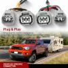 Nilight 4 Pin Trailer Wiring Harness Kit 56217 Compatible with Lexus RX350 RX350L 2008 2009 2010 2011 2012 2013 2014 2015 2016 2017 2018 2019 2020 2021 Toyota Highlander Simple Fit Tow Hitch(Toyota Tacoma 2005-2015/1993-1998 T100)