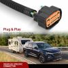 Nilight 4 Pin Trailer Wiring Harness Kit 56490 Vehicle Standard 4 Way Connector Custom for 2023 2024 2025 Kia Telluride LX Telluride S Simple Fit Tow Hitch(Hyundai 2019-2024/Kia 2020-2023)