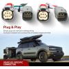 Nilight 7 Pin Trailer Wiring Harness Kit 56413 Vehicle Standard 7 Way Connector Custom for 2015 2016 2017 2018 2019 2020 Ford F-150 Simple Fit Tow Hitch Harness(Ford Bronco Sport 2021-2024)