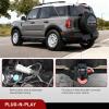 Nilight 7 Pin Trailer Wiring Harness Kit 56413 Vehicle Standard 7 Way Connector Custom for 2015 2016 2017 2018 2019 2020 Ford F-150 Simple Fit Tow Hitch Harness(Ford Bronco Sport 2021-2024)