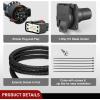 Nilight 7 Pin Trailer Wiring Harness Kit 56413 Vehicle Standard 7 Way Connector Custom for 2015 2016 2017 2018 2019 2020 Ford F-150 Simple Fit Tow Hitch Harness(Ford F-150 2015-2020)