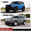 Nilight 7 Pin Trailer Wiring Harness Kit 56413 Vehicle Standard 7 Way Connector Custom for 2015 2016 2017 2018 2019 2020 Ford F-150 Simple Fit Tow Hitch Harness(Ford Bronco Sport 2021-2024)