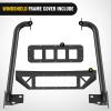 Nilight Front Windshield Frame Cover Roof Sun Visor Cowl Body Armor with 4 x LED Lights Compatible with 2007-2018 Jeep Wrangler JK JKU Unlimited, Windscreen Rack Protector Stand(JK Windshield Frame Cover)