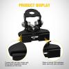 Nilight LED Light Bar Mounting Bracket 2PCS Universal Adjustable Pillar Hood Work Lamp Mount Clamp Holder for Off-Road Truck SUV, Black-2(Black-Adjustable)
