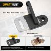 Nilight Light Mounting Bracket Hood Cowl Mount Brackets for Front A-Pillar Auxiliary Offroad LED Work Pods Lights on Jeep Wrangler JL JLU Gladiator JT 2018 2019 2020 2021 2022 2023 2024 2025, Red(Black for JL JLU JT 2018-2025)