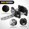 Nilight Motorcycle Light Bar Tube Clamp Bracket Fit from 0.7 to 2Inch Round Tubes Mounting Brackets Offroad LED Light Pods Front Fork Lights Roof Rack Bumper ATV UTV(0.7-2″ bar tube clamp)