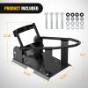 Nilight Motorcycle Wheel Chock 1800 lbs Capacity Wheel Cradle Holder Heavy-Duty Standard Steel Motorcycle Front Wheel Stand with 3 Adjustable Holes for 15″-21″ Off-Road Motorcycles Black(Motorcycle Front Wheel Stand 15″-21″)