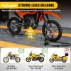 Nilight Motorcycle Wheel Chock 1800 lbs Capacity Wheel Cradle Holder Heavy-Duty Standard Steel Motorcycle Front Wheel Stand with 3 Adjustable Holes for 15″-21″ Off-Road Motorcycles Black(Motorcycle Front & Rear Stand Lift)