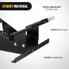 Nilight Motorcycle Wheel Chock 1800 lbs Capacity Wheel Cradle Holder Heavy-Duty Standard Steel Motorcycle Front Wheel Stand with 3 Adjustable Holes for 15″-21″ Off-Road Motorcycles Black(Motorcycle Front Wheel Stand 16″-23″)