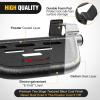 Nilight Windshield Frame Cover Light Bracket for 2021 2022 2023 2024 2025 2026 New Ford Bronco 2/4 Door Accessories Roof Sun Visor Cowl Body Armor with 4 x LED Lights Black(Side Steps 4Pcs)