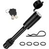 Nilight 2Pcs Bolt-On Tow Hooks with Spring Clip 10,000LBS 2Pcs Black Forged Recovery Tow Hooks Compatible with Jeep Ford Dodge Chevy GMC Toyota Pickup Truck(Hitch Lock Pin)
