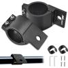 Nilight Tube Clamp Bracket Fit 2.87 to 3.2 Inch Round Bull Bar Crash Bar Guard Roof Rack Roll Cage Bumper for Offroad LED Light Work Driving Whip Lights Mounts on Truck ATV UTV(Fit 2.43-2.8″ tubes)