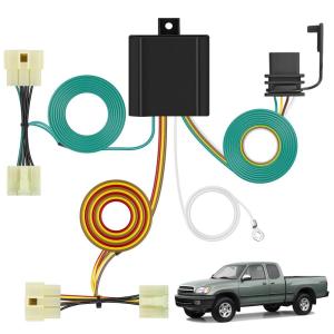 Nilight 4 Pin Trailer Wiring Harness Kit 56217 Compatible with Lexus RX350 RX350L 2008 2009 2010 2011 2012 2013 2014 2015 2016 2017 2018 2019 2020 2021 Toyota Highlander Simple Fit Tow Hitch(Toyota Tacoma 1995-2004/Toyota Pickup 1989-1995)