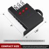 Nilight 4 Way Flat Trailer Wiring Circuit Tester Male Female Double End Wire 4 Pin Test with LED Light Indicator for Turn Signal Tail Lights Trouble Shooting
