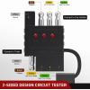 Nilight 4 Way Flat Trailer Wiring Circuit Tester Male Female Double End Wire 4 Pin Test with LED Light Indicator for Turn Signal Tail Lights Trouble Shooting