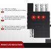 Nilight 4 Way Flat Trailer Wiring Circuit Tester Male Female Double End Wire 4 Pin Test with LED Light Indicator for Turn Signal Tail Lights Trouble Shooting