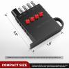 Nilight 5 Way Flat Trailer Wiring Tester Male Female Double End Wire Circuit 5 Pin Light Test with LED Indicator for Turn Signal Brake Reverse Tail Lights Trouble Shooting