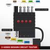 Nilight 5 Way Flat Trailer Wiring Tester Male Female Double End Wire Circuit 5 Pin Light Test with LED Indicator for Turn Signal Brake Reverse Tail Lights Trouble Shooting